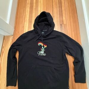 Vans Embroidered Venus Fly Trap Black Hoodie